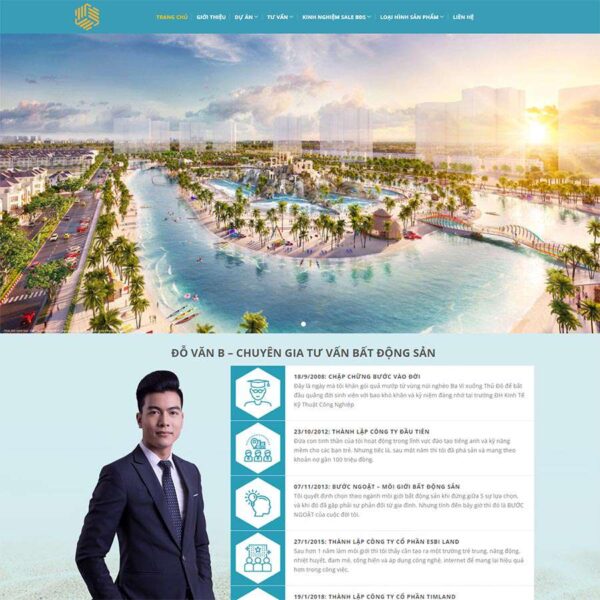 Theme wordpress bất động sản 27, Bất động sản, Giới thiệu, portfolio, profile