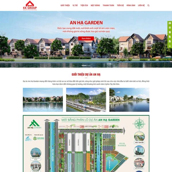 Theme WordPress bất động sản 44, Bất động sản, An Hạ Garden, Dự án bđs, Khu đô thị