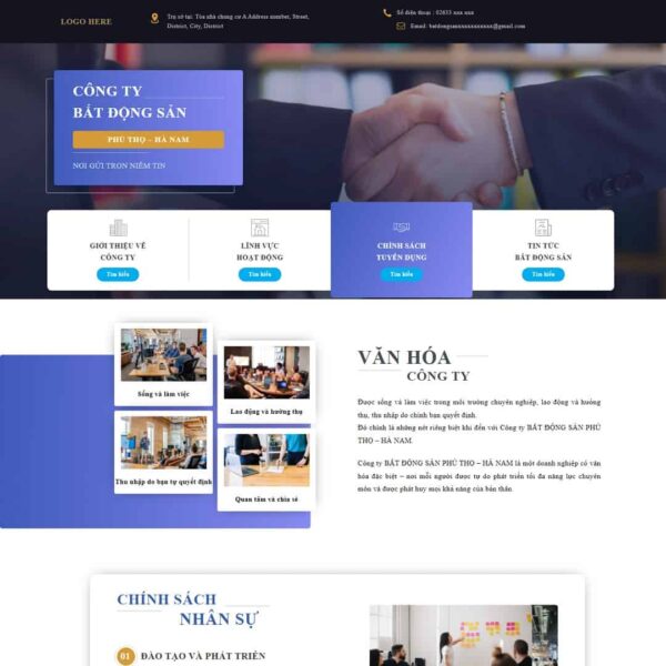 Theme WordPress Landing page tuyển dụng, Bonus, Landing Page, Landing page, Tuyển dụng