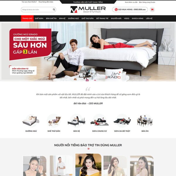 Theme WordPress nội thất 34, Nội thất, Giường ngủ, Sofa, Thiết kế