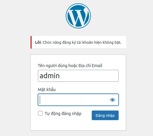 Bật Tắt đăng Ký Thành Viên Trong WordPress 1 110site